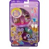 Polly Pocket Playset, Hedgehog Coffee Shop Compact with 2 Micro Dolls & 10 Accessories, Travel Toy with Fidget Exterior - 4 of 4