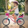 Infans 14 Inches Kids Bicycle w/Training Wheels & Basket for Boys & Girls Age 3-5 Years - 3 of 4