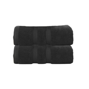 Home Weavers Elegance Essentials 550GSM 100% Cotton Zero Twist Super Absorbent Bath Towel Set - 1 of 4