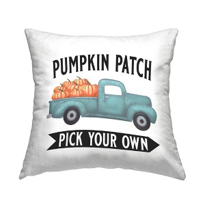 Stupell Industries Blue Pumpkin Patch Truck Rustic Farmhouse - 1 of 3