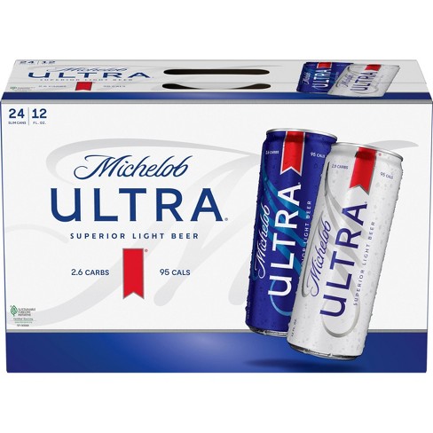 Michelob Ultra Superior Light Beer 24pk 12 Fl Oz Cans Target