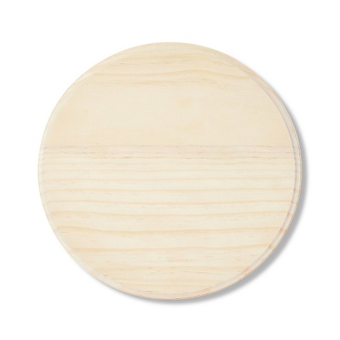 Round Wood Discs For Crafts,5 Pack 14 Inch Wood Circles Unfinished Wood  Wood Plaque For Crafts,door
