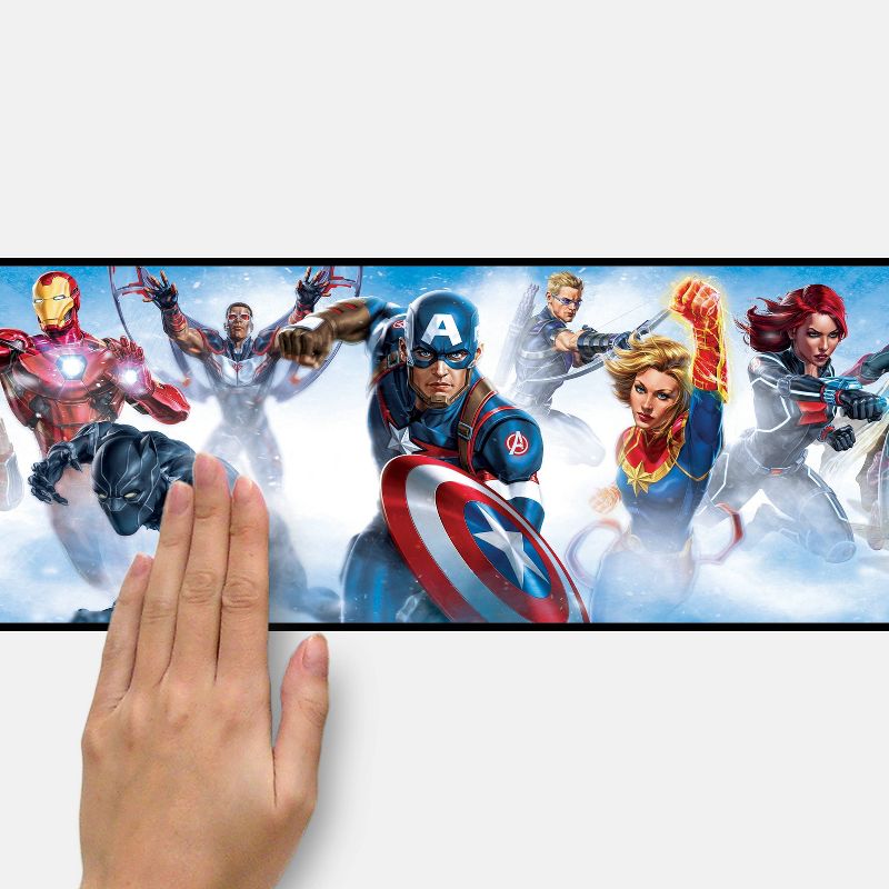 Avengers Peel and Stick Kids&#39; Wall Border - RoomMates, 1 of 9