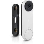 Wasserstein No-Drill Mount for Google Nest Doorbell (battery) - Avoid Drilling and Protect Your Walls