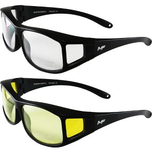 2 Pairs of MotoFrames Sideshow Safety Motorcycle Glasses - 1 of 2
