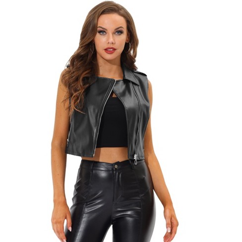 Faux Leather Vest