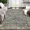 Vintage Washable Area Rug, Non-Slip Low Pile Carpet, Large Soft Floor Cover for Living Room Bedroom Dining Room Nursery - 2 of 4