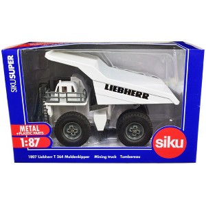 Liebherr T 264 Mining Truck White 1/87 (HO) Diecast Model by Siku - 1 of 4