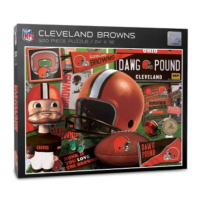 NFL Cleveland Browns 500pc Retro Series Puzzle