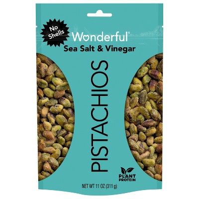 Wonderful Pistachios No Shells Sea Salt & Vinegar - 11oz : Target