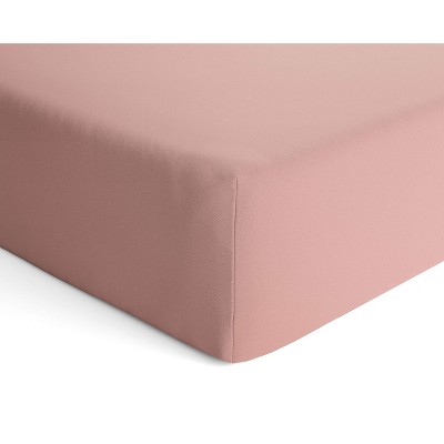 Natemia Fitted Bed Sheet Crib Misty Rose