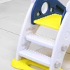 Toddler Slides for Age 1-3 Kids Baby Plastic Slides Indoor Playset Outdoor Playground Climber Freestanding Playset Game with UP and Slides Navy - 4 of 4
