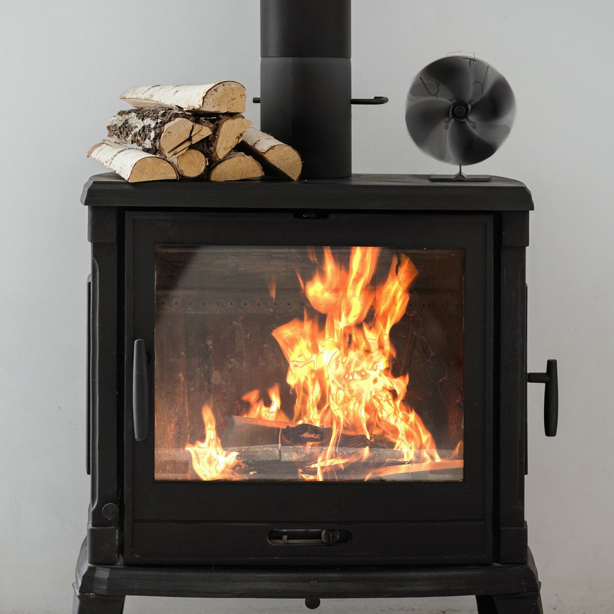 Stove Fan- Heat Powered Fan for Wood Burning Stoves or Fireplaces-Quiet and Low Maintenance, Disperses Warm Air Through House by Home-Complete - thumbnail 5