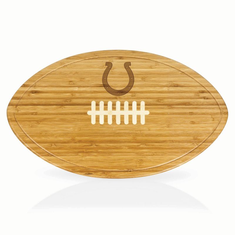 Picnic Time NFL Team Kickoff Bamboo Cutting Board Serving Tray, 1 of 5