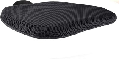 FOMI Blue Gel Orthopedic Seat Cushion Pad with Black Cover