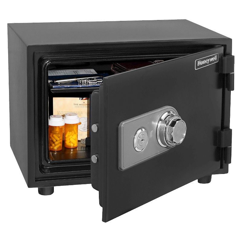 Honeywell .61 cu ft Water Resistant Steel Fire &#38; Security Safe with Combination and Key Lock, 2 of 8