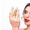 Lucy Quartermaine - Waterfall Armour Ring in Gold Vermeil - 3 of 4