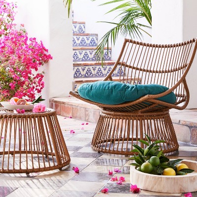 target wicker chair cushions