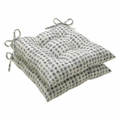 2pk Outdoor/Indoor Wrought Iron Seat Cushion Alauda - Pillow Perfect