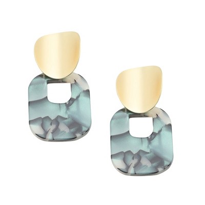 SOHI Women's Marble Drop Earrings