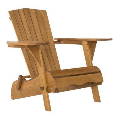 Natural Eucalyptus Adirondack Arm Chairs Set of 2