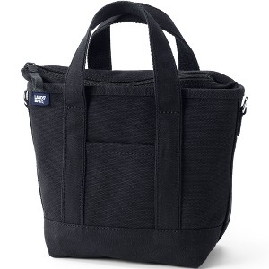 Lands' End Zip Top Canvas Tote Bag - 1 of 4