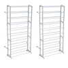 vidaXL 1/2x 40 Pair Free Standing 10 Tier Shoe Tower Rack Organizer Shelf - Set of 2 - 2 of 4