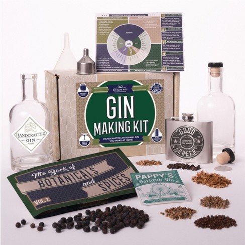 GIN MAKING KIT buy - Make Your Gin, Gin Lovers Gift, Gin Botanicals Set, Gin Creator