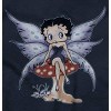 Betty Boop Cartoon Butterfly Mushroom Womens Graphic T Shirt Tees Brisco Brands - 2 of 4