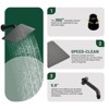 Cobbe Rainfall Shower Faucet Kit with 8-Inch Square Shower Head and Tub Spout, Wall Mount Shower Kit with Valve Matte Black - 3 of 4