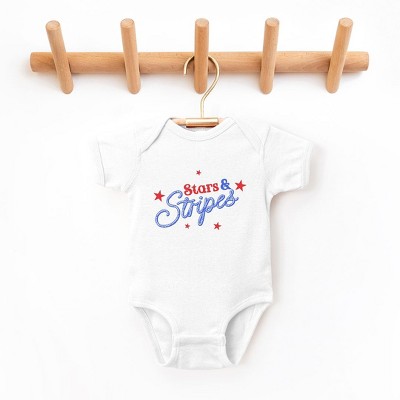 The Juniper Shop Western Stars And Stripes Baby Bodysuit