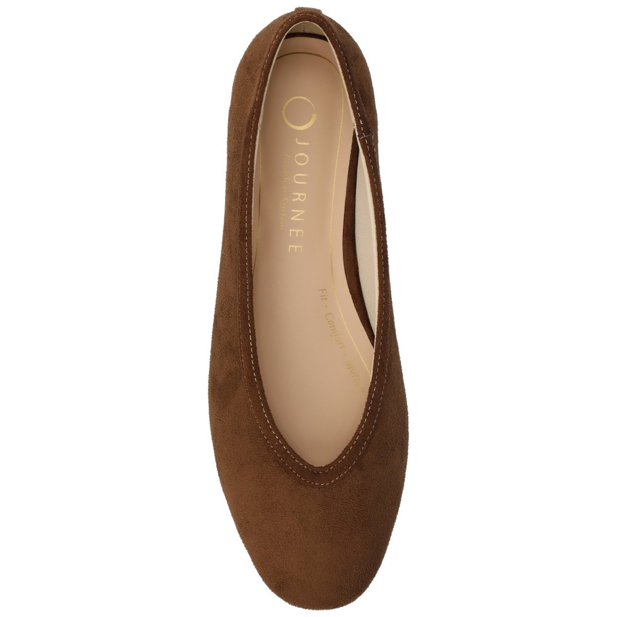 Обувь Journee Collection Journee Women's Fortune Casual Ballet Flats, Tan 9 — фото 4