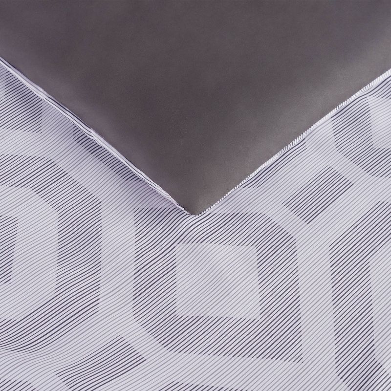 Skyler Textured Geometric Antimicrobial Comforter Set - Serta, 3 of 5
