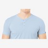 X RAY Men's Basic Henley Neck Short Sleeve T-Shirt - 3 of 3