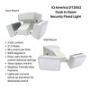 IQ America LED Dusk-to-Dawn Security Flood Light w Timer 2100 Lumens Wall Eave Mount WH - 2 of 4
