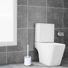 REGALWOVEN Soft Bristle Round Head Toilet Brush and Holder Set - 4 of 4