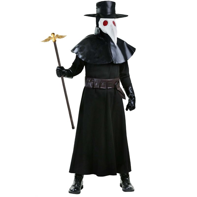 HalloweenCostumes.com Adult Plus Size Plague Doctor Costume, 3 of 6