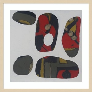 Amanti Art Painted Stones II by Erin McGee Ferrell Wood Framed Wall Art Print - 1 of 4