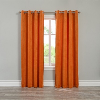 BrylaneHome BH Studio Velvet Grommet Panel