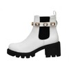 CUSHIONAIRE Women's Julie chelsea boot with Jeweled strap +Memory Foam - 2 of 4