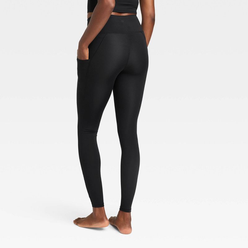 Women's Brushed Sculpt High-Rise Pocketed Leggings - All In Motion™, 3 of 7