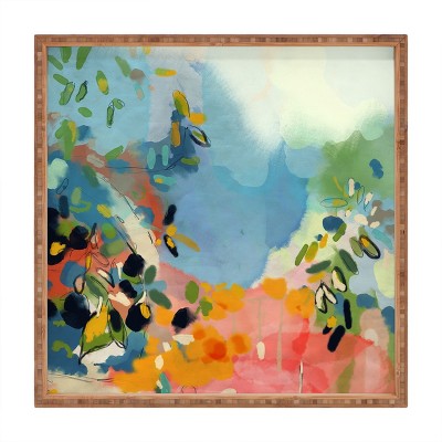 lunetricotee Sunny Landscape Small Acrylic Tray - Deny Designs