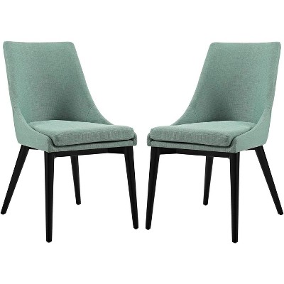 ModwayViscount Dining Side Chair Fabric Set of 2