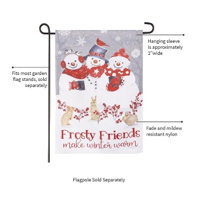 Evergreen Snow Crew Garden Flag - Thumbnail 4