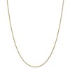 Black Bow Jewelry 1mm 10k Yellow Gold Solid Cable Chain Necklace - 3 of 4