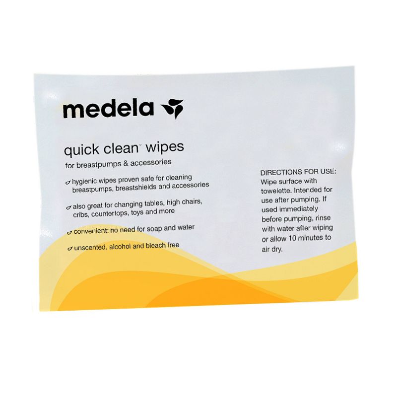 Medela Quick Clean Breast Pump &#38; Accessory Wipes - 40ct, 3 of 5