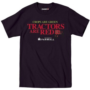 Men's - Country Casuals - Crops Are Green Tractors Are Red Short Sleeve Graphic T-Shirt - 1 of 4