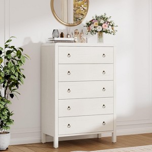 Garvee 5 Drawer Dresser for Bedroom, Chest of Drawers, Closet Dresser Storage Cabinet Organizer for Bedroom, Living Room, Hallway & Office - 1 of 4