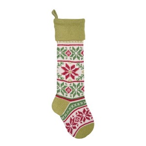 C&F Home Woodland Deer Knit Stocking - 1 of 4