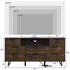 8 Drawer Dresser for Bedroom with Charging Station - Stylish 55 Inch TV Stand with LED Lights - 3 of 4